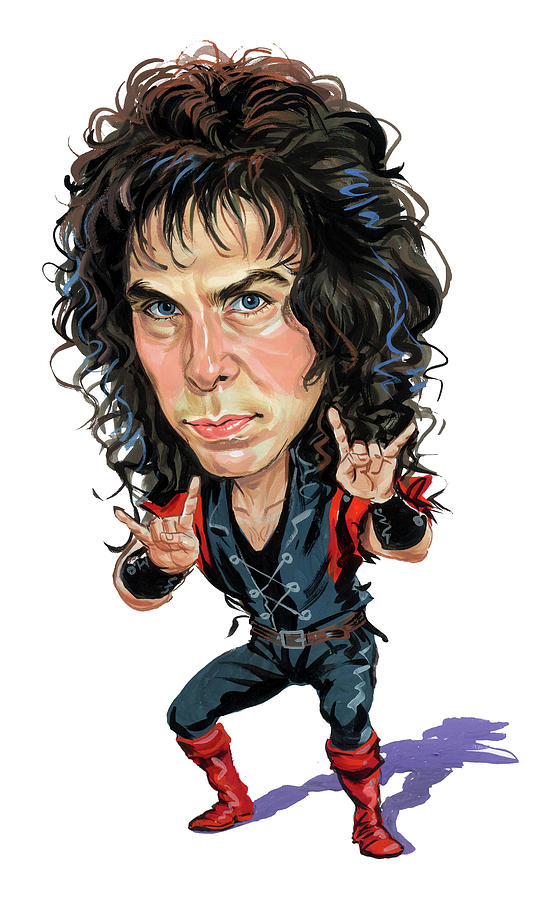 Ronnie James Dio Painting - Ronnie James Dio by Art  
