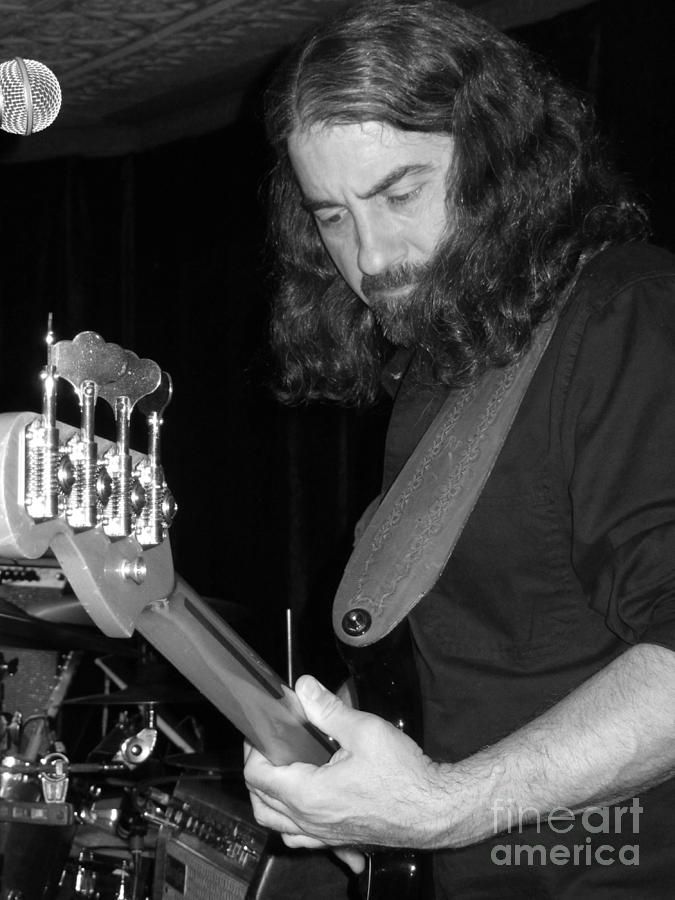 Ronnie Penque - Bass Guitar Photograph by Susan Carella