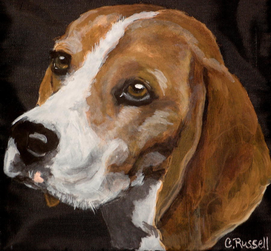 Ronny Painting by Carol Russell