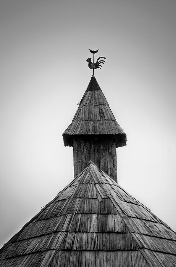 Roof rooster Photograph by Ivan Slosar