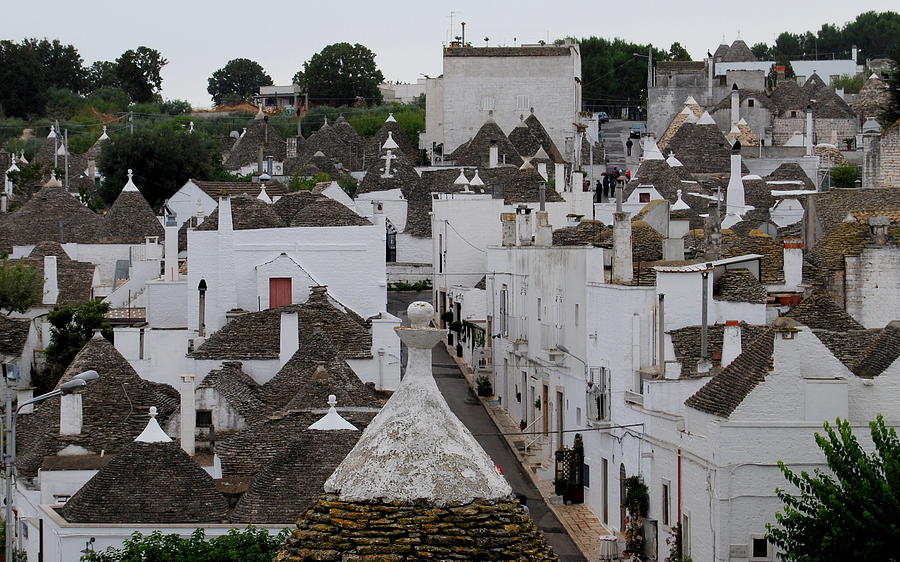 Roof Tops of  Trulli Houses Photograph by Caroline Stella
