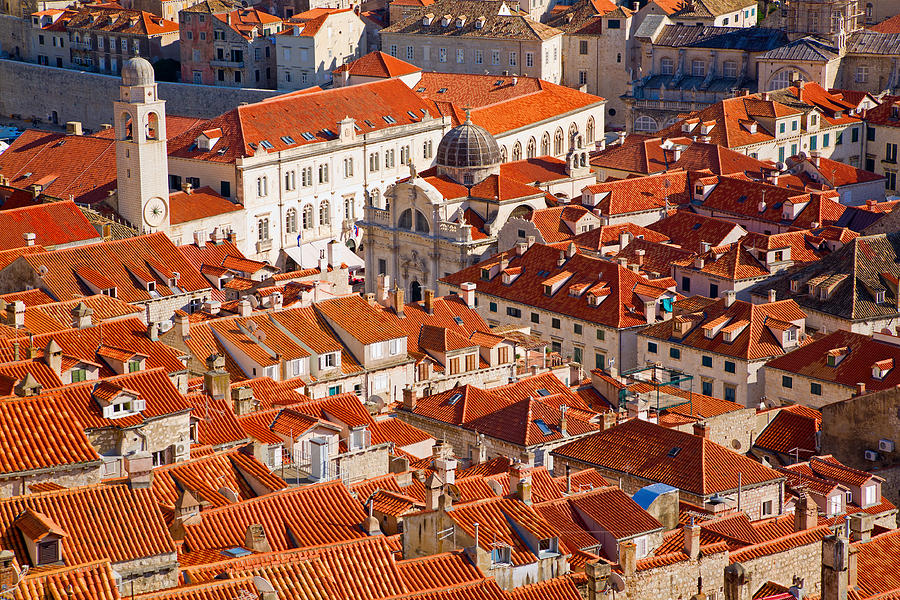 Roofs of Dubrovnik Photograph by Alexey Stiop