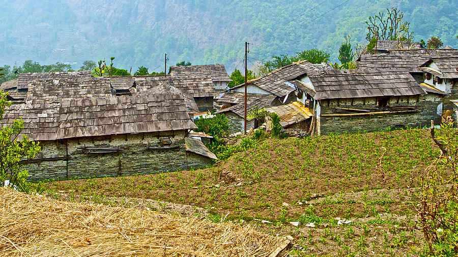 Roofs Of Homes In Womens Village Nepal Photograph By Ruth Hager Pixels