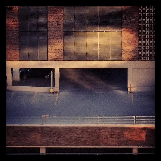 Brick Photograph - #rooftop #brick #shadow & #light by Bradley Nelson