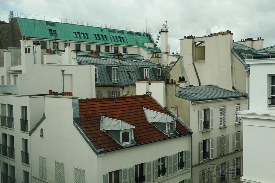 Paris Photograph - Rooftops in Paris by Dave Leo