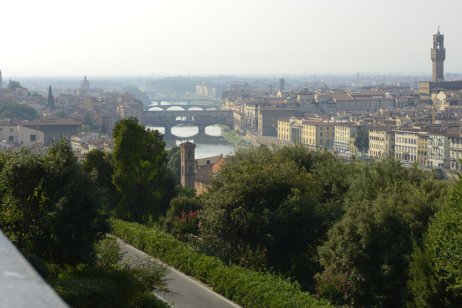 Rooftops of Firenze Photograph by Harold Piskiel