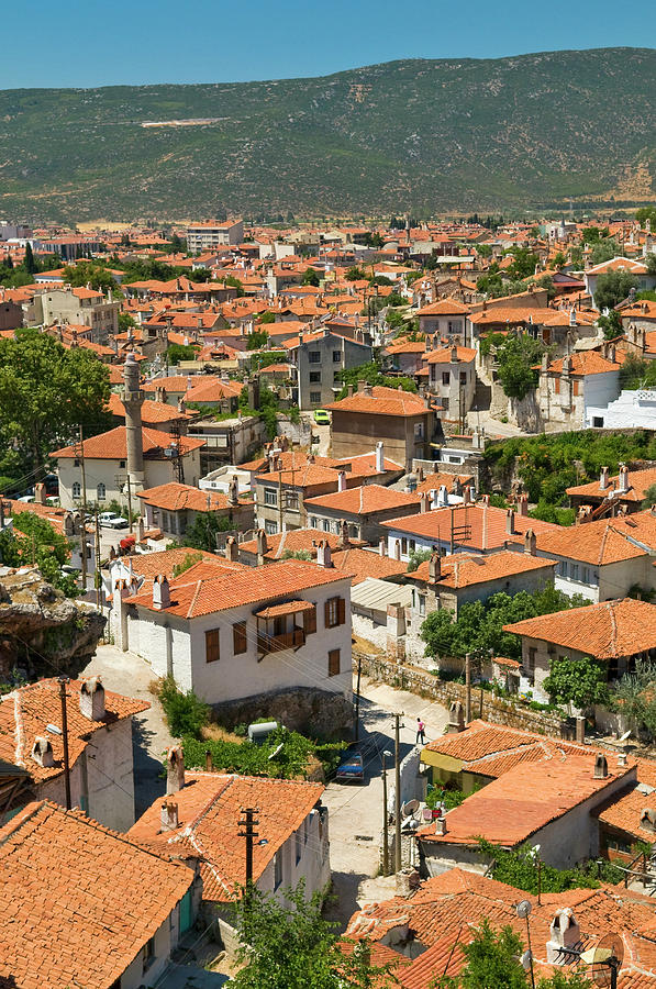 Rooftops Of Old Houses In Saburhane Photograph by Izzet Keribar