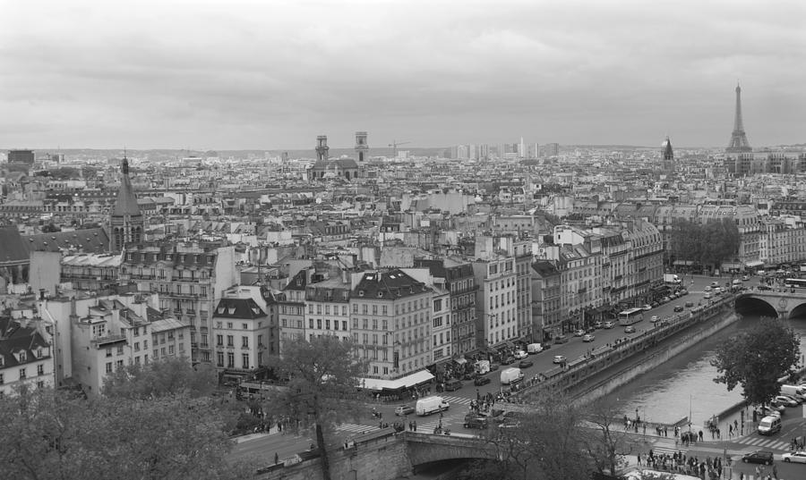 Rooftops of Paris Photograph by Hermes Fine Art