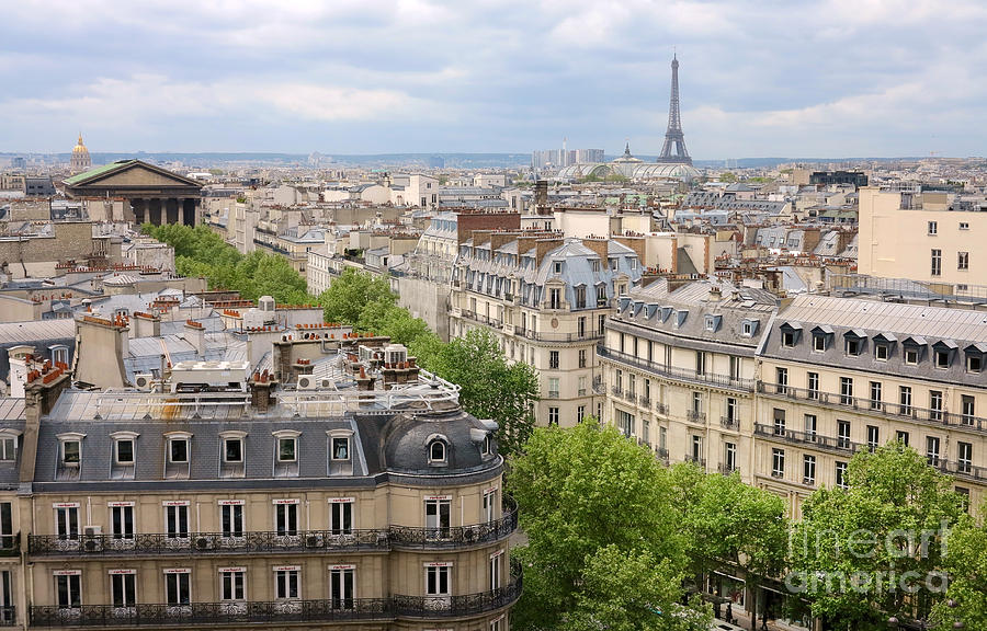 Rooftops of Paris III Photograph by Hermes Fine Art
