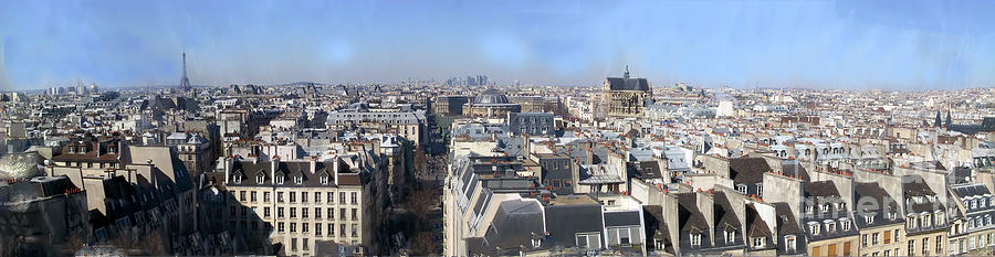 Rooftops of Paris Photograph by Thomas Marchessault