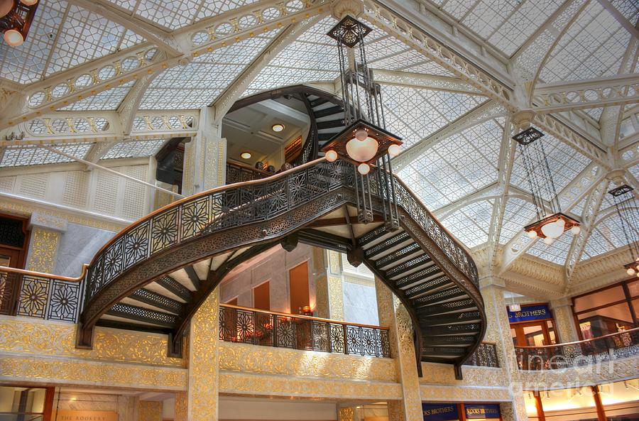 Rookery Stairs in H D R Photograph by David Bearden