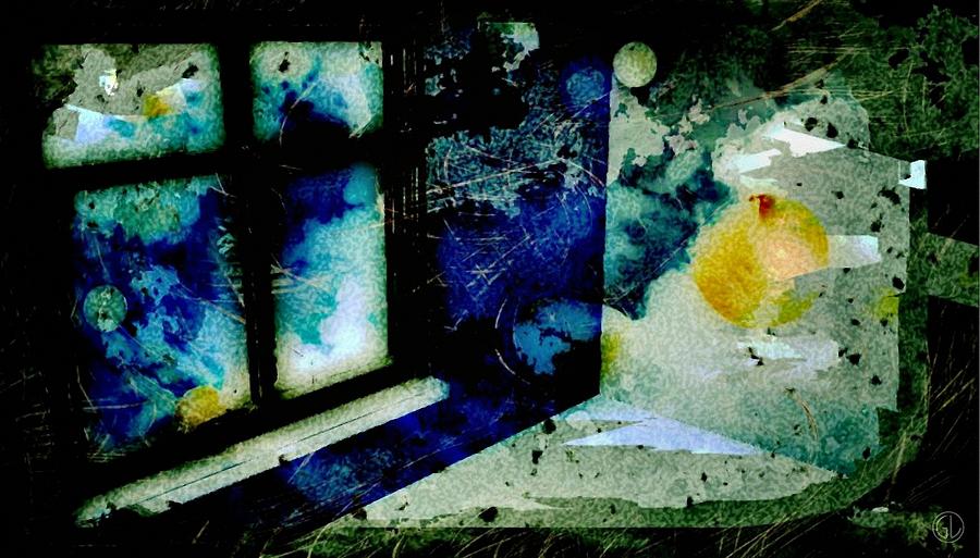Abstract Digital Art - Room for the spaced out by Gun Legler