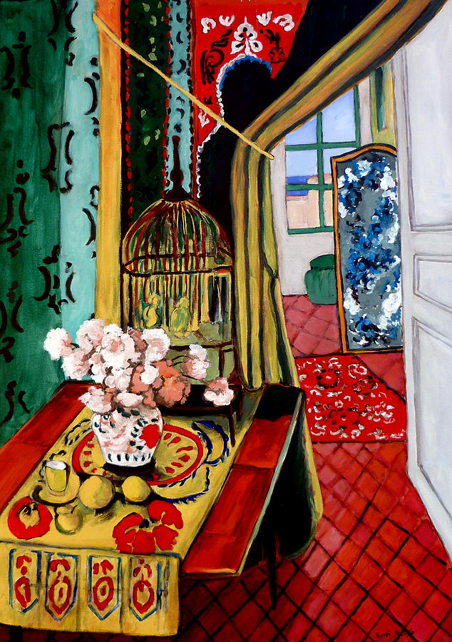 Room With A View after Matisse Painting by Tom Roderick