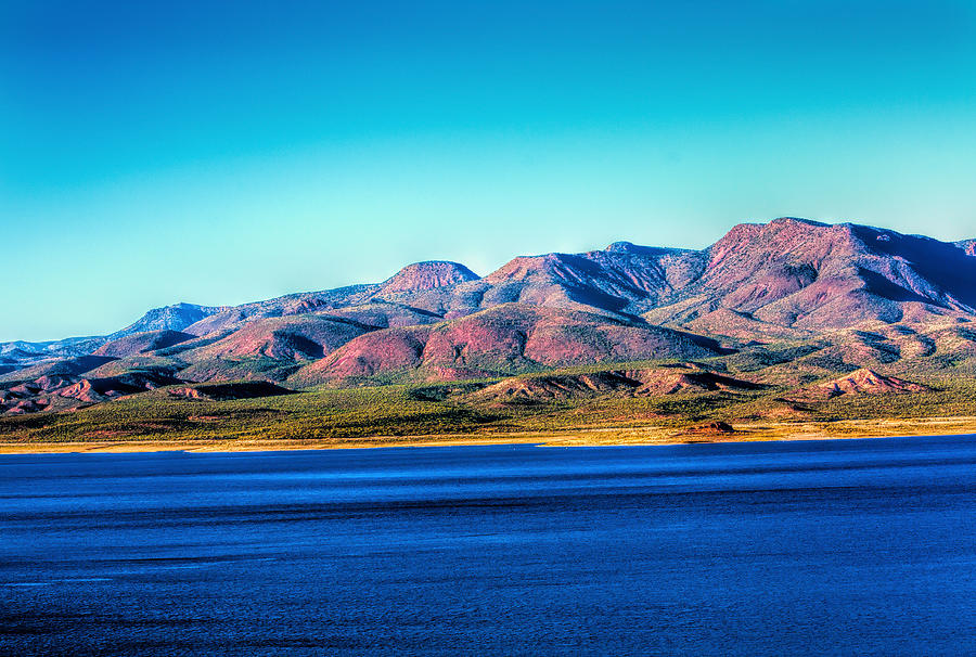 Nature Photograph - Roosevelt Lake by Fred Larson