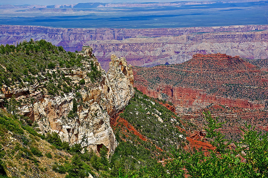 Roosevelt Point Two on North Rim/Grand Canyon National Park-Arizona   Photograph by Ruth Hager
