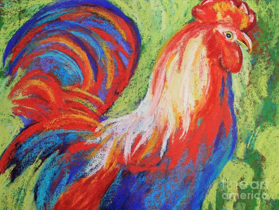 Rooster Painting by Melinda Etzold