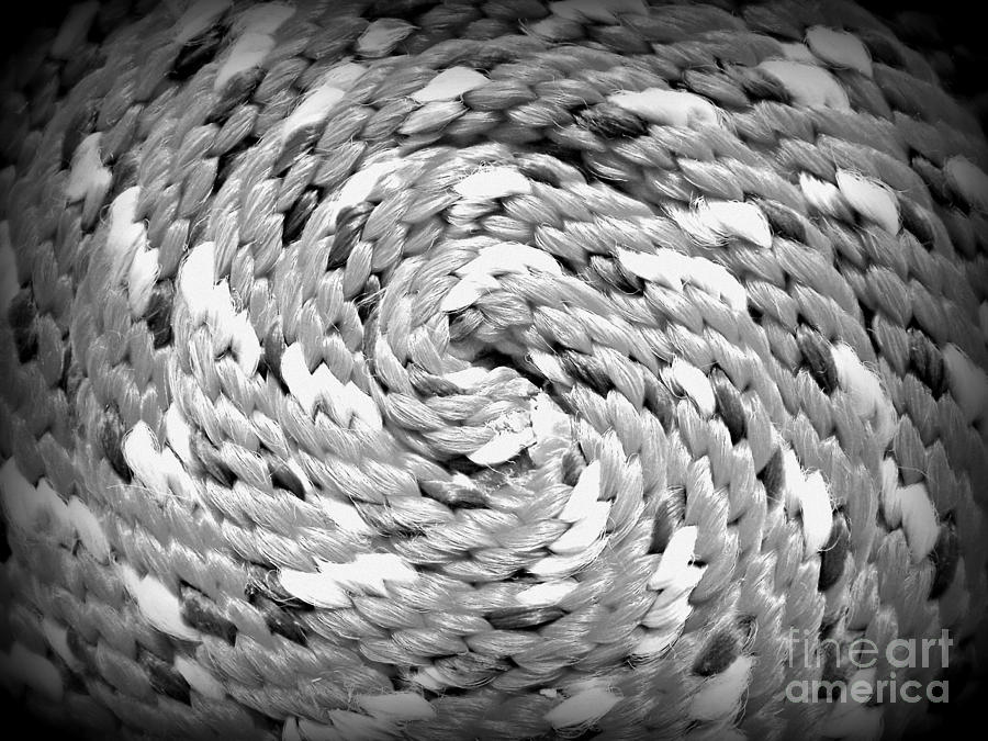 Rope Black and White Photograph by Clare Bevan