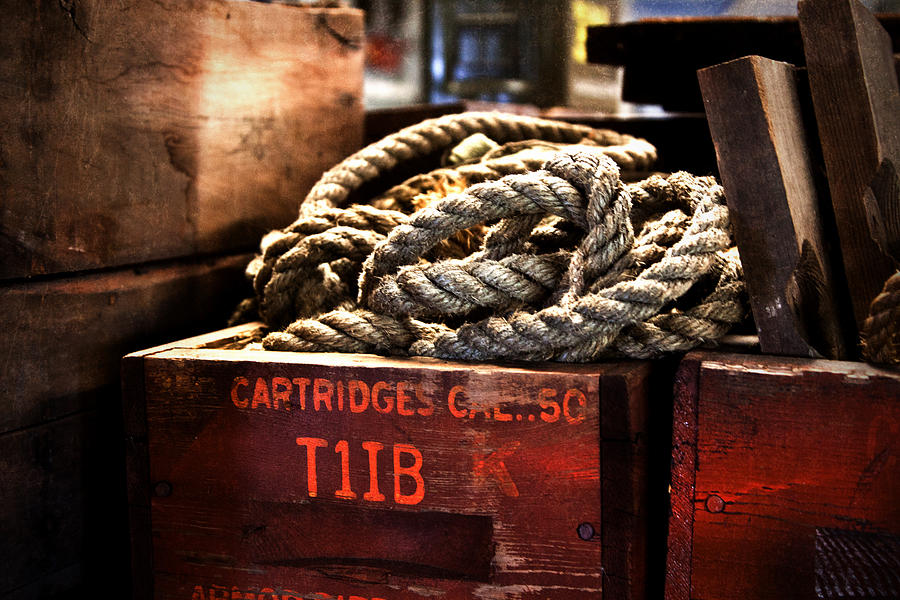Rope Photograph - Rope In A Box by K Hines