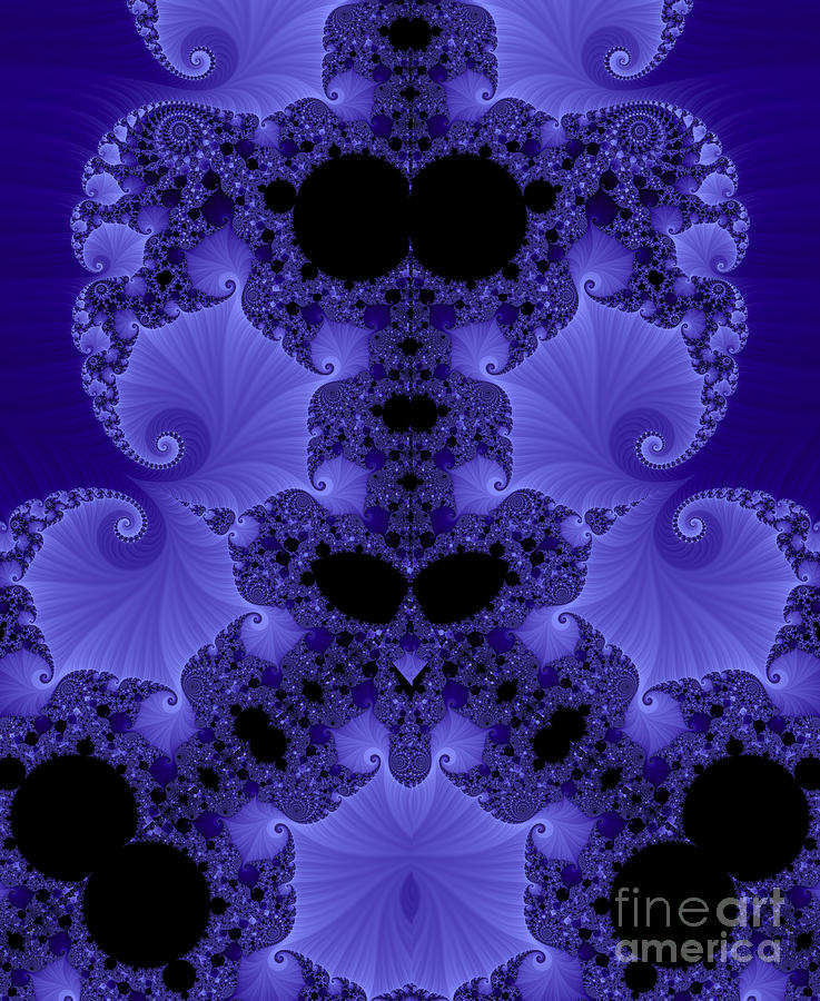 Blue Photograph - Rorschachs Elephants by Mary Machare