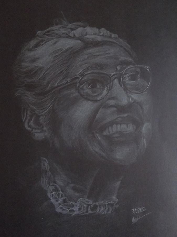 rosa parks drawing full body