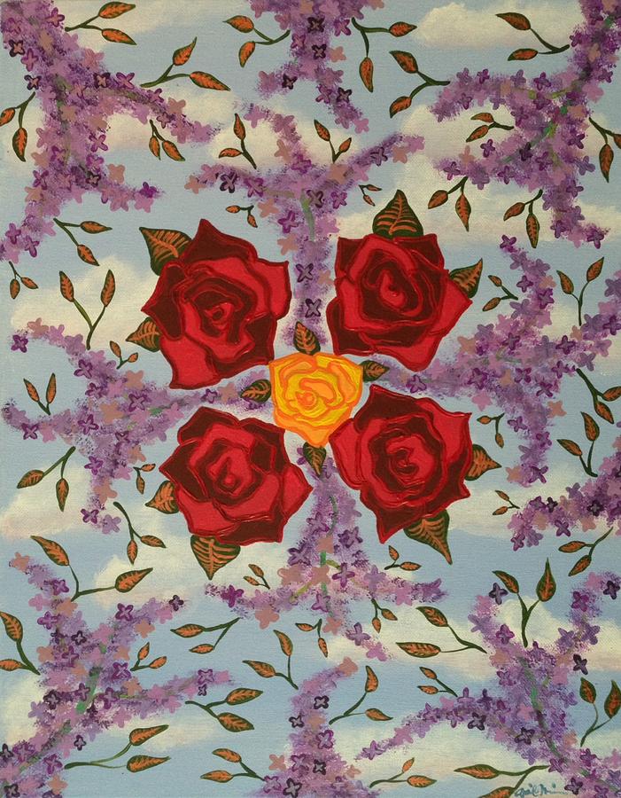 Flower Painting - Rosa Syringa by April Mickens
