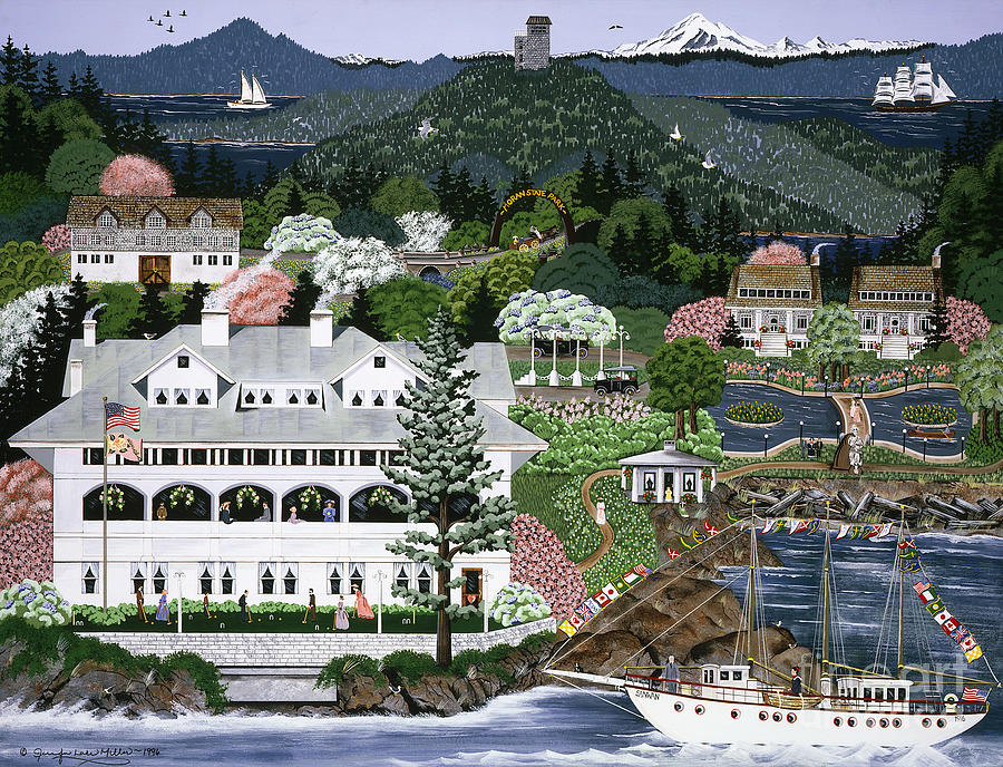 Rosario Resort Painting by Jennifer Lake