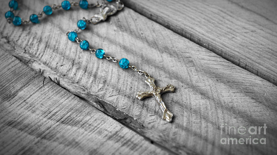 Jesus Christ Photograph - Rosary by Aged Pixel