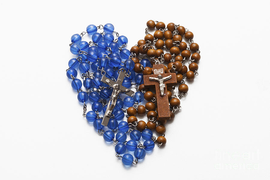 Rosary Heart Photograph by Diane Macdonald