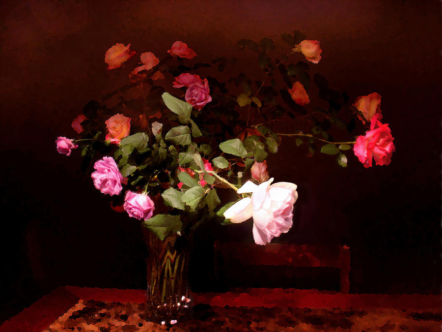 Rose Bouquet Photograph by Steve Karol
