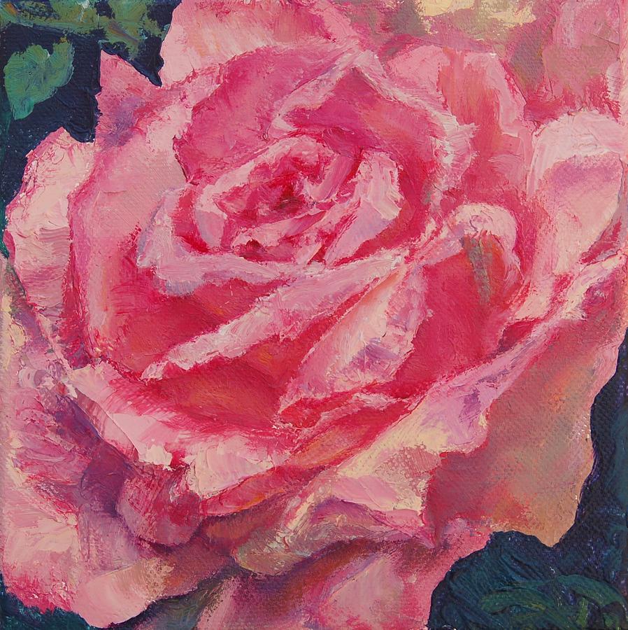 Rose Painting by Christine Lytwynczuk