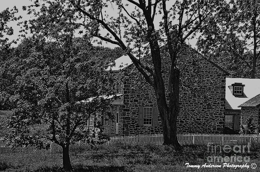 Gettysburg National Park Photograph - Rose Farm house-Gettysburg by Tommy Anderson