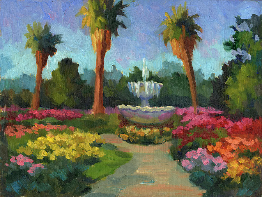 Rose Garden Painting by Diane McClary