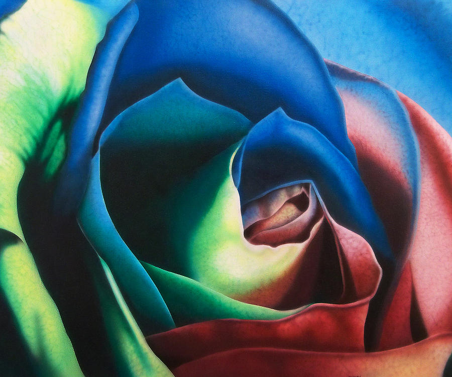 Rose Hybrid Painting by Michael Wicksted - Fine Art America