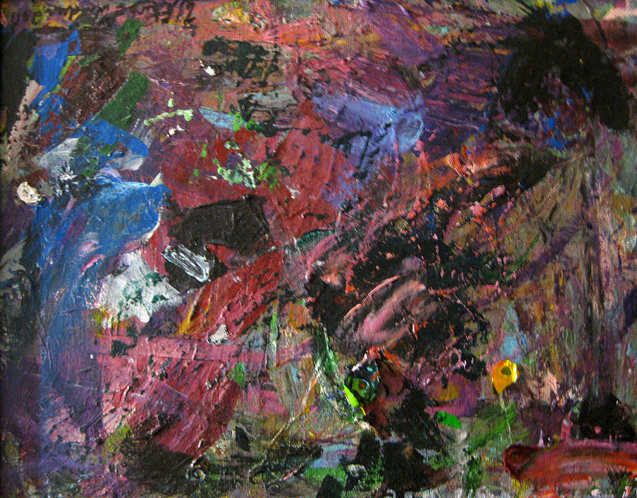 Abstract Expressionist Painting - Rose is Funk by Whitney Wiedner Abstract Expressionist Painting - Rose is Funk by Whitney Wiedner