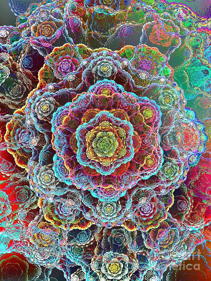 Rose Lace Digital Art by Klara Acel