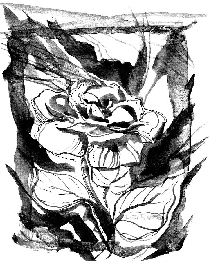 Rose Painting by Lizi Beard-Ward