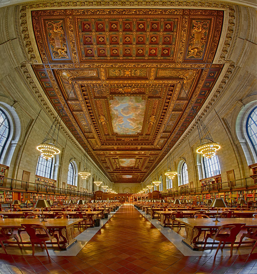 New York City Photograph - Rose Main Reading Room At The NYPL by Susan Candelario