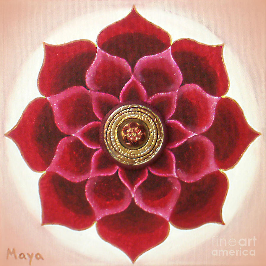 Rose Mandala by Maya B