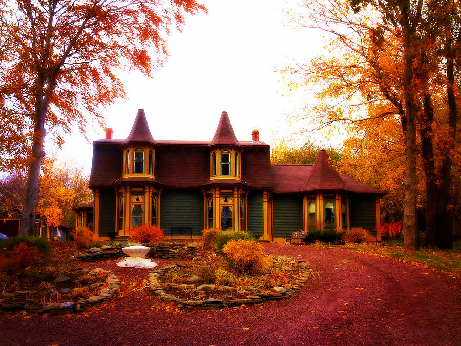 Rose Manor Photograph by Zinvolle Art