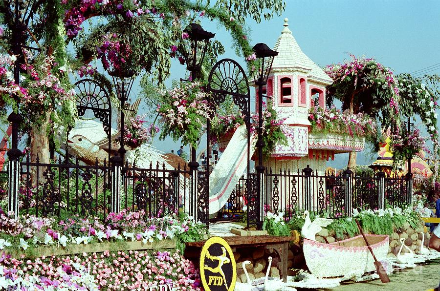 Rose Parade Float Castle by FTD Pasadena Californi Photograph by Julie ...