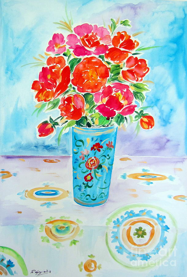 Rose Rosse for You Painting by Roberto Gagliardi