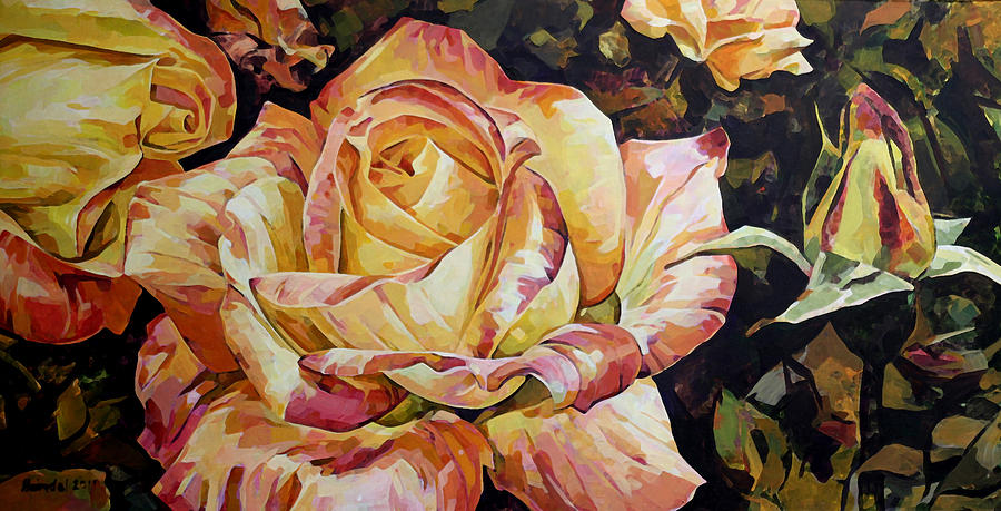 Rose   Painting by Tim Heimdal