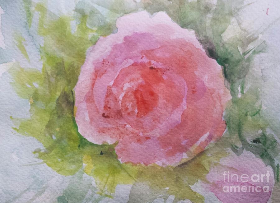 Nature Painting - Rose by Trilby Cole