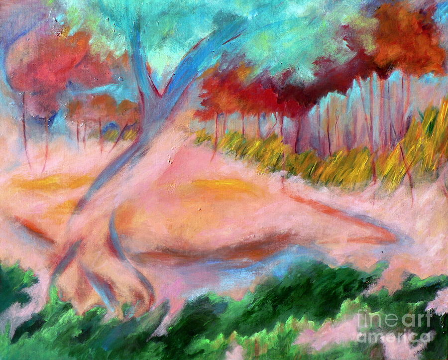 Rose Water Glen Painting by Elizabeth Fontaine-Barr