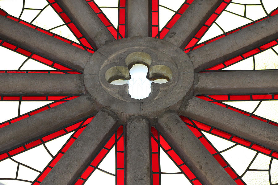 Rose Window Closeup Photograph by Art Block Collections