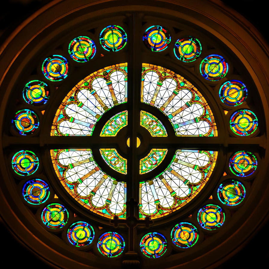 Rose Window Silhouette Photograph by Jemmy Archer