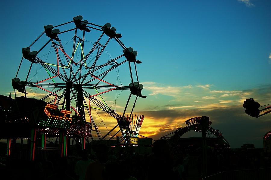 Sunset Photograph - Rosebud Fair by Jim Cortez