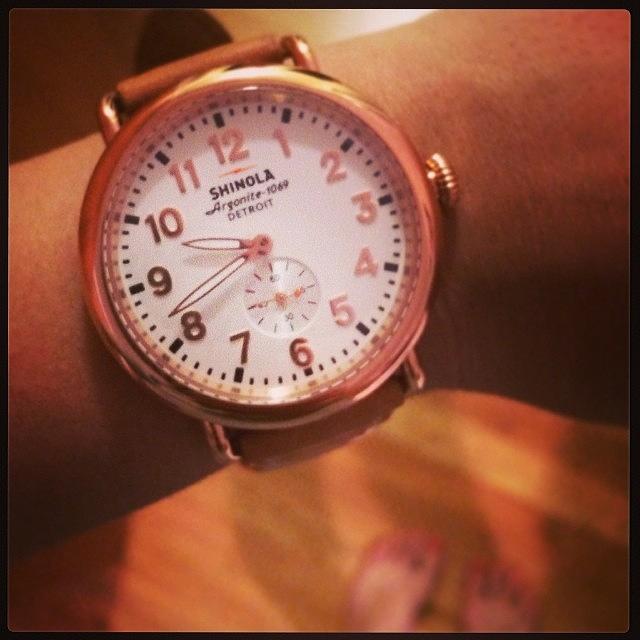 Detroit Photograph - #rosegold Made In #detroit #shinola by Mallory Woodrow