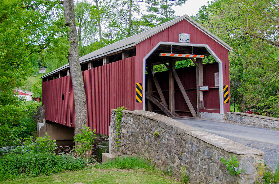 Rosehill Covered Bridge Photograph by Guy Whiteley