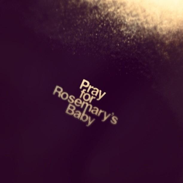 Losangeles Photograph - Rosemarys Baby.
#1968 #films #horror by David S Chang